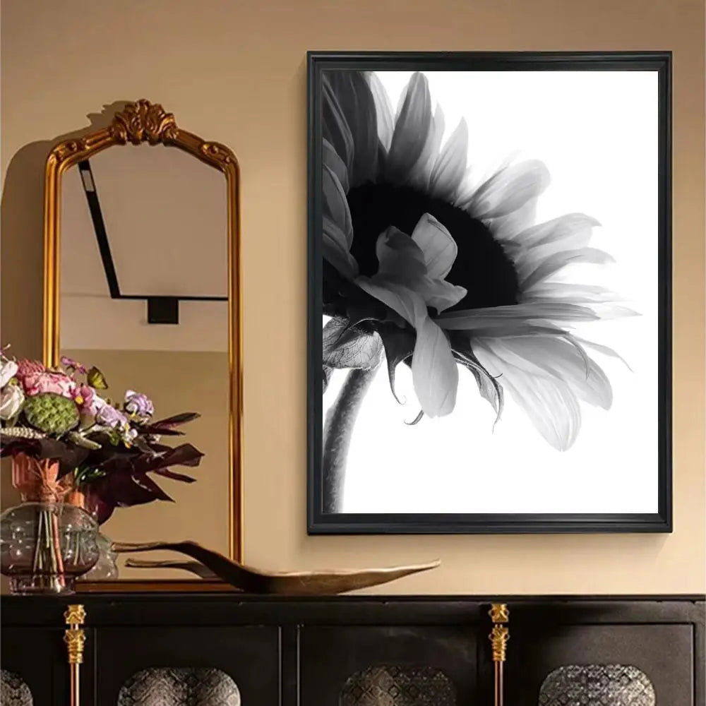 Moderne Lifestyle Floral Wandkunst Minimalistische Schwarz Weiß Poster Feine Kunst Leinwanddrucke Bilder Für Wohnzimmer Dekor