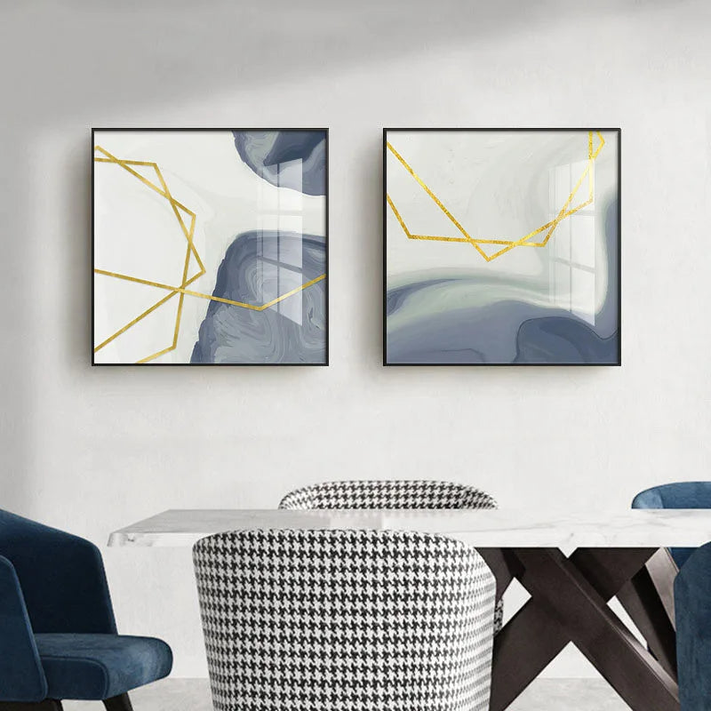 Einfache Minimalistische Nordische Abstrakte Quadratformat Wandkunst Feine Kunst Leinwanddrucke Bilder Für Wohnzimmer Schlafzimmer Esszimmer Dekor