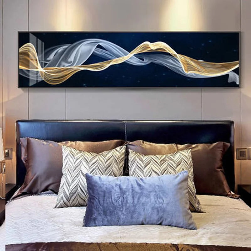 Fließende Vibes Abstrakte Wandkunst Fine Art Leinwanddrucke Breitformatbilder Für das Wohnzimmer Über Sofa Bilder Für Über das Bett