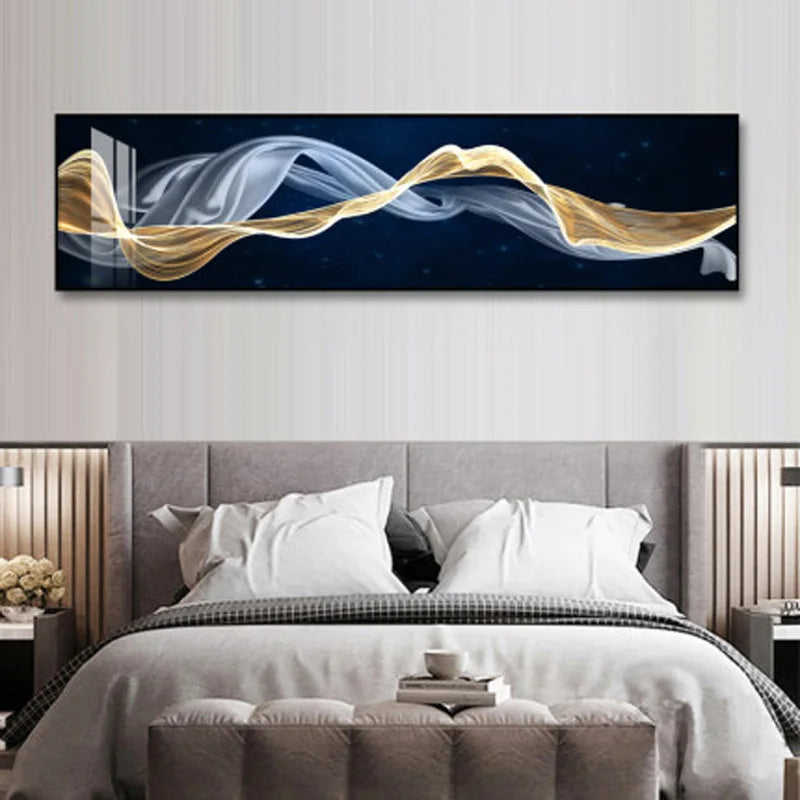 Fließende Vibes Abstrakte Wandkunst Fine Art Leinwanddrucke Breitformatbilder Für das Wohnzimmer Über Sofa Bilder Für Über das Bett