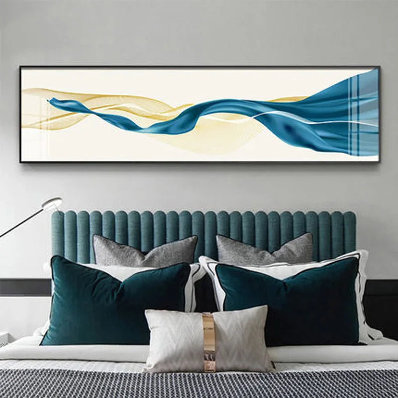 Fließende Vibes Abstrakte Wandkunst Fine Art Leinwanddrucke Breitformatbilder Für das Wohnzimmer Über Sofa Bilder Für Über das Bett