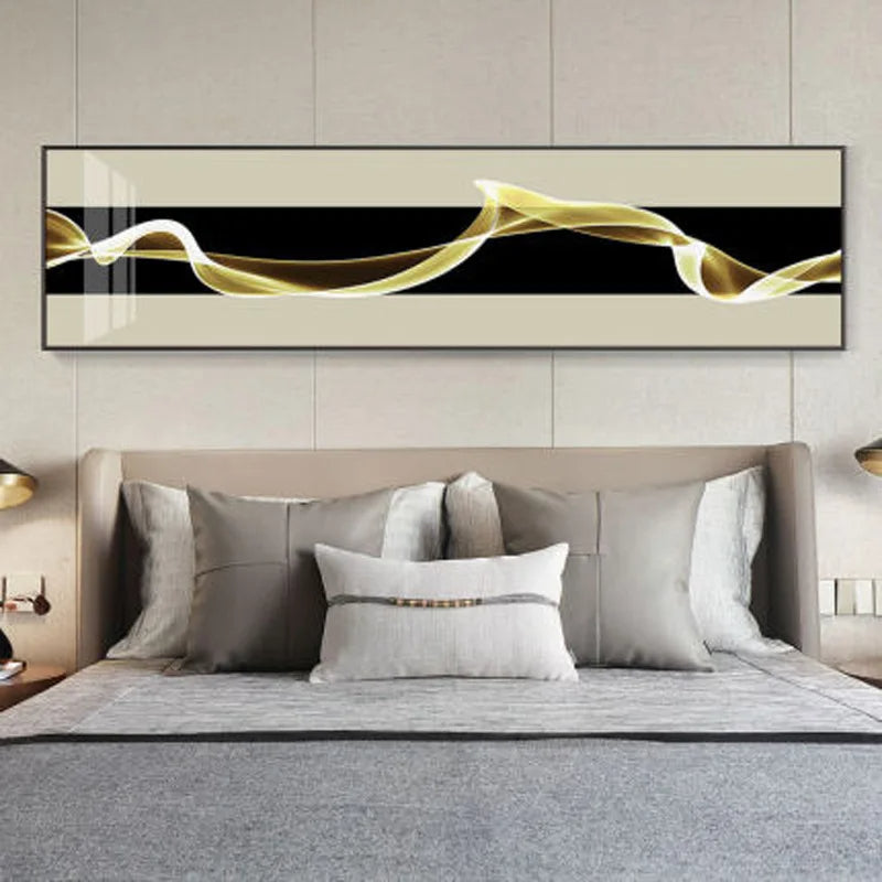 Fließende Vibes Abstrakte Wandkunst Fine Art Leinwanddrucke Breitformatbilder Für das Wohnzimmer Über Sofa Bilder Für Über das Bett
