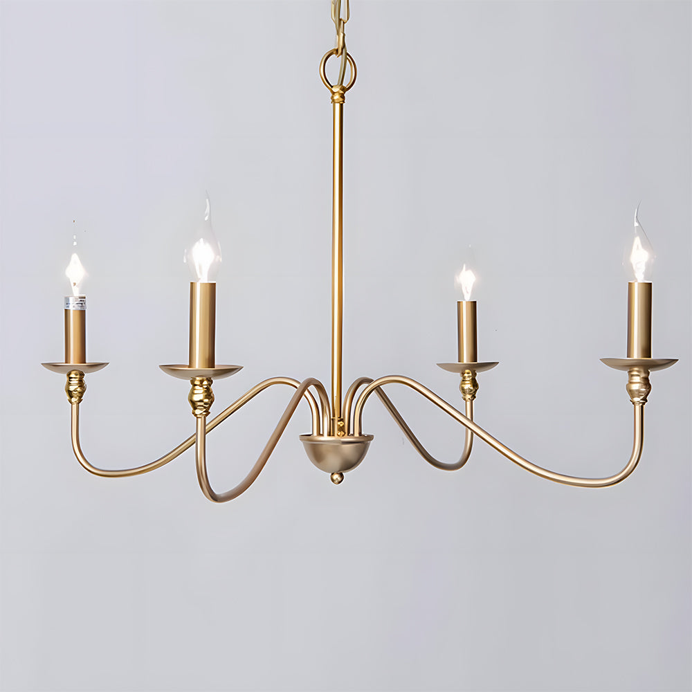 Schwarze Kerzen-Lüster Licht – Deckenlampe für Wohn- & Esszimmer | Brehn