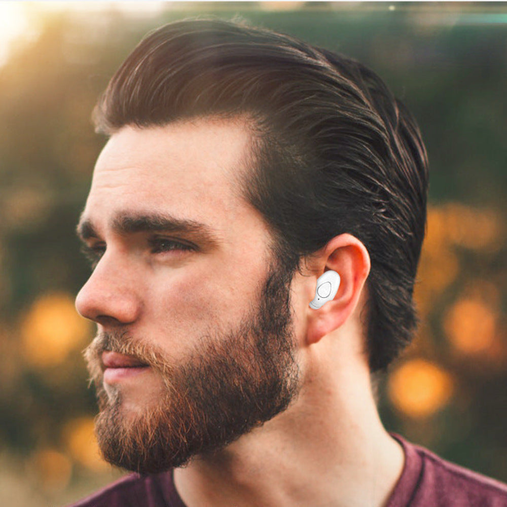 Kabelloser Bluetooth-Ohrhörer, Mini-Kopfhörer, unsichtbar, Einzelohr