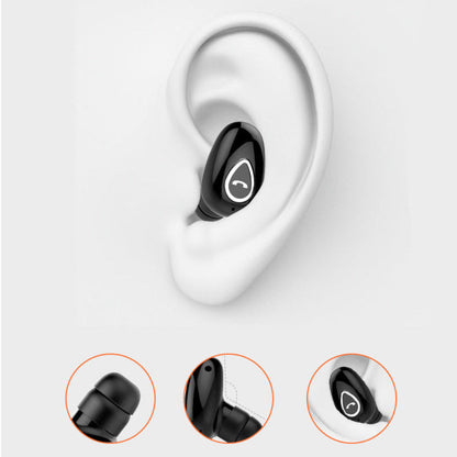 Kabelloser Bluetooth-Ohrhörer, Mini-Kopfhörer, unsichtbar, Einzelohr