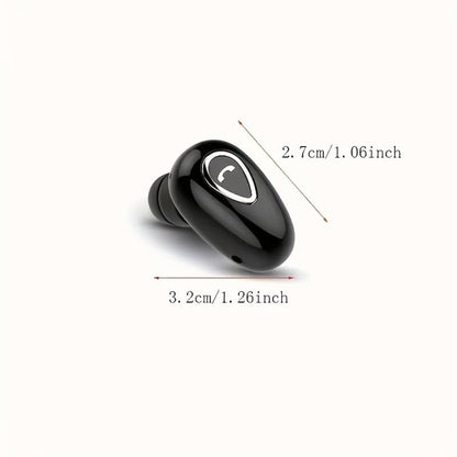 Kabelloser Bluetooth-Ohrhörer, Mini-Kopfhörer, unsichtbar, Einzelohr