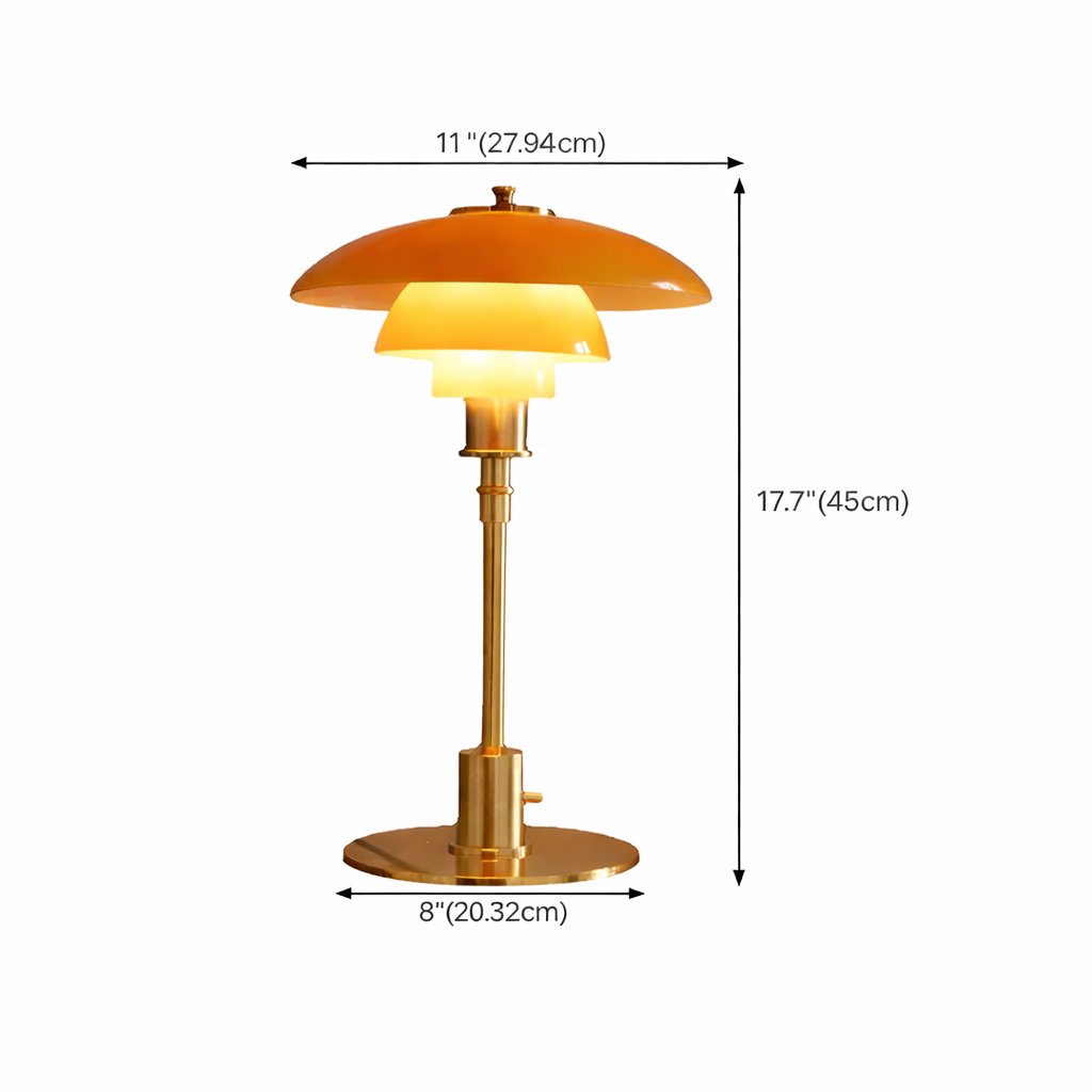 Nordische Glas Tischlampe – Minimalistische LED-Lampe für zu Hause | Brehn