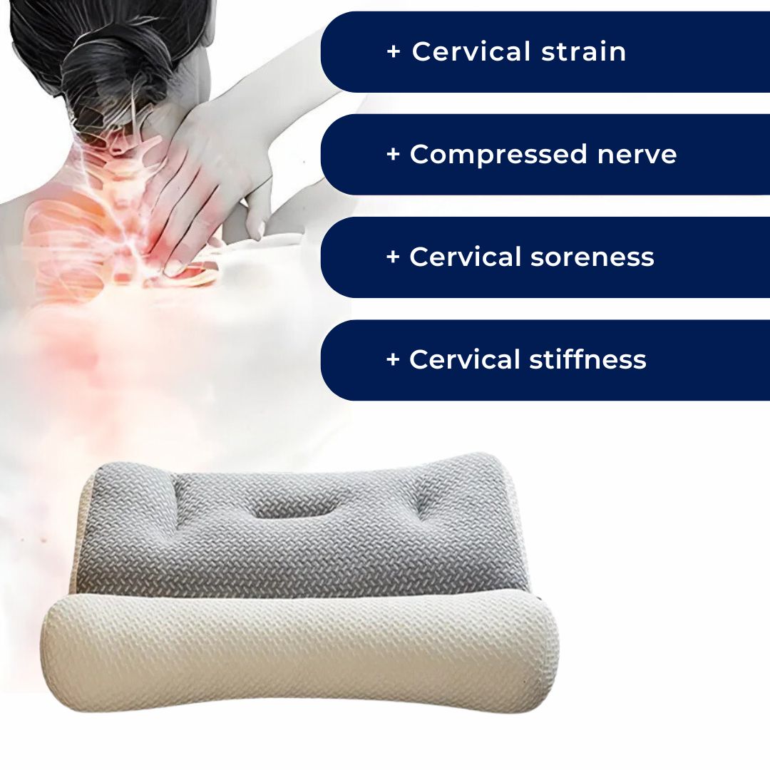 SleepAlign Orthopädisches Nacken Kissen Für Schlafen | Zervikale Wirbelsäulen Unterstützung - Schmerz Linderung - Reduzierte Schnarchen - Für Alle Schlafpositionen Brehn