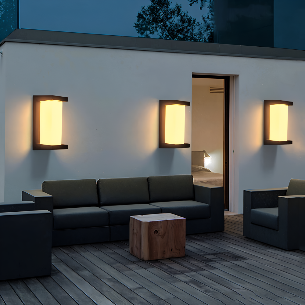 Smart Outdoor Wall Lamp mit Bewegungsmelder – LED-Beleuchtung für Sicherheit und Atmosphäre | Brehn