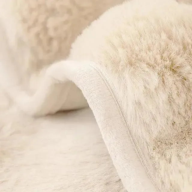 Sofia - Universelle Plüsch Sofaüberzug L Form - Winter Warmweich | Brehn