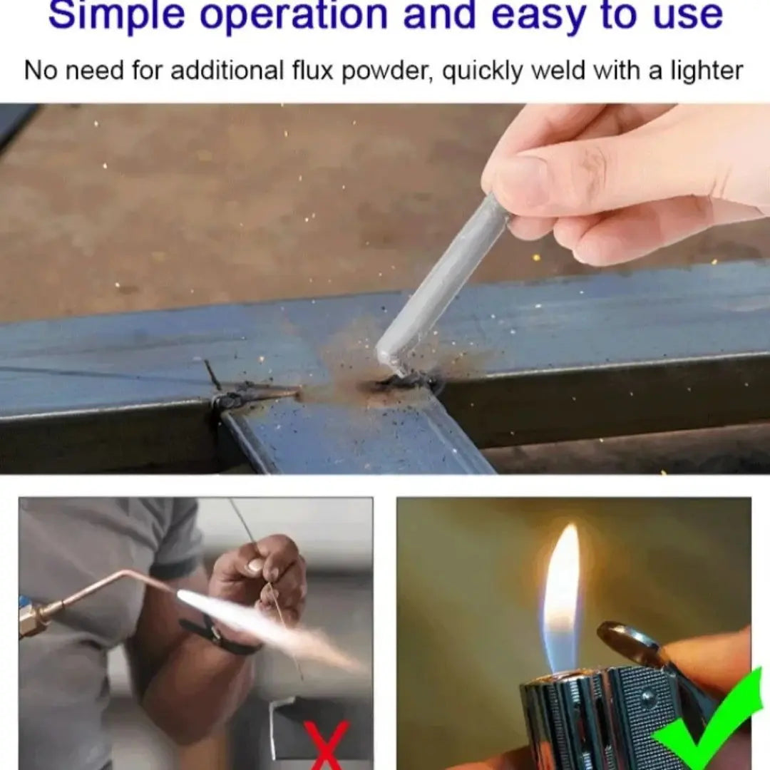 Instant Metallreparaturset Schweißstäbe (3 Stück)
