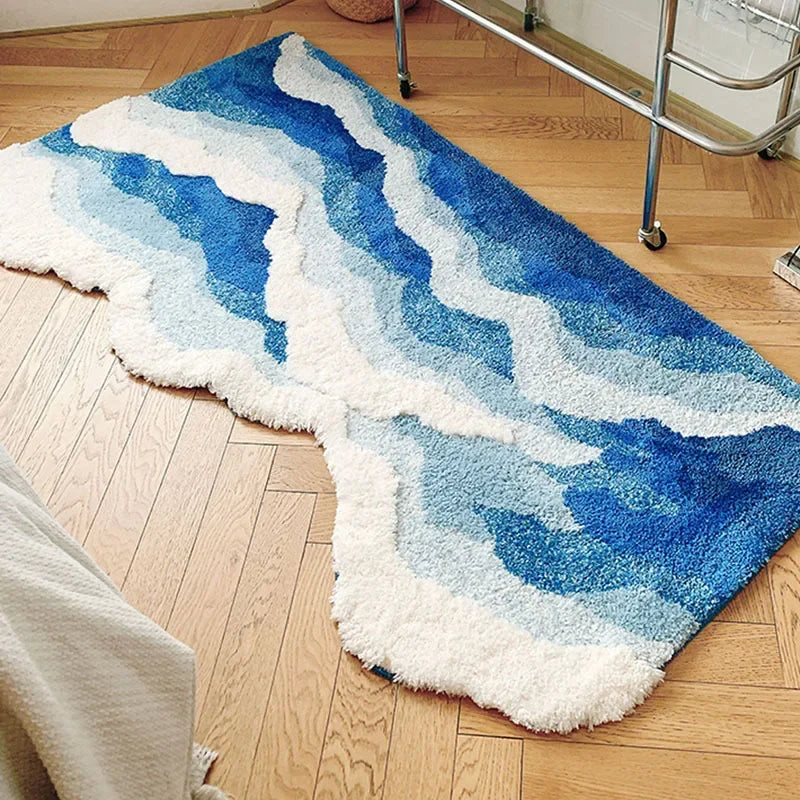 Soft Surf Antirutsch-Plüsch-Wellen-Teppich | Brehn