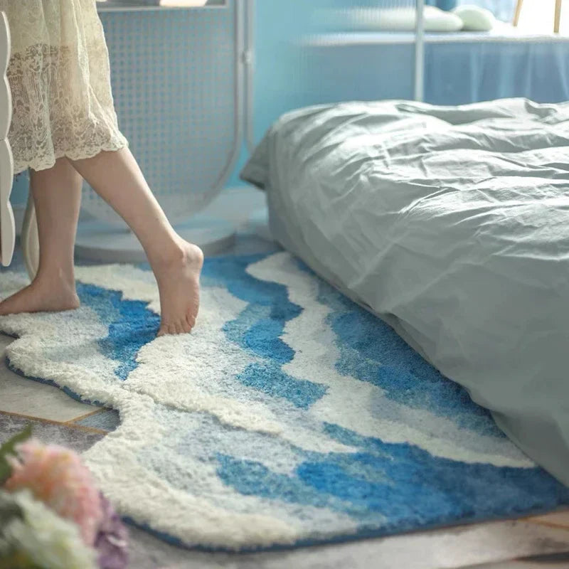 Soft Surf Antirutsch-Plüsch-Wellen-Teppich | Brehn