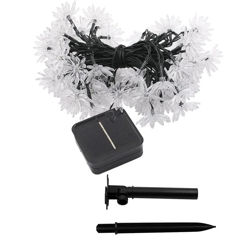 Pfirsichblüten-Lichterkette