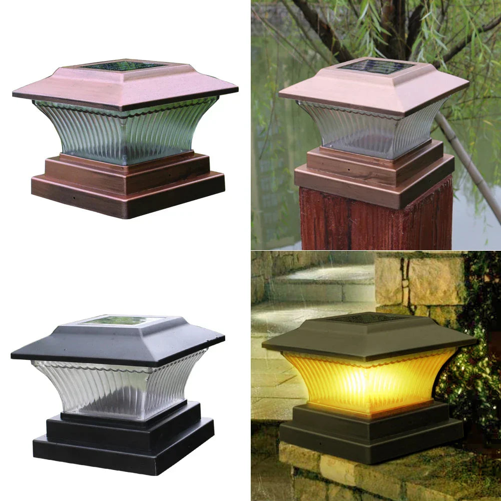 Solarbetriebene LED-Außenleuchte – LumiPillar, energieeffiziente Beleuchtung für Garten, Einfahrt oder Terrasse