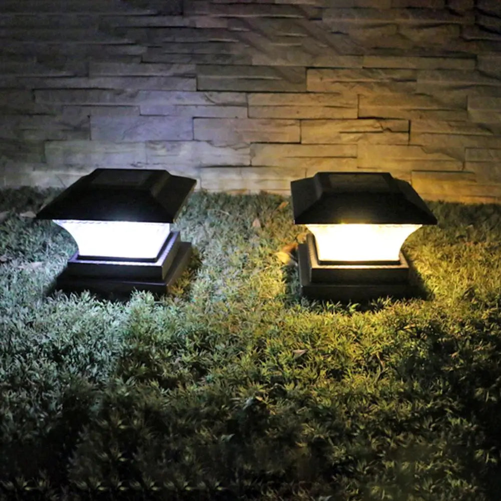 Solarbetriebene LED-Außenleuchte – LumiPillar, energieeffiziente Beleuchtung für Garten, Einfahrt oder Terrasse