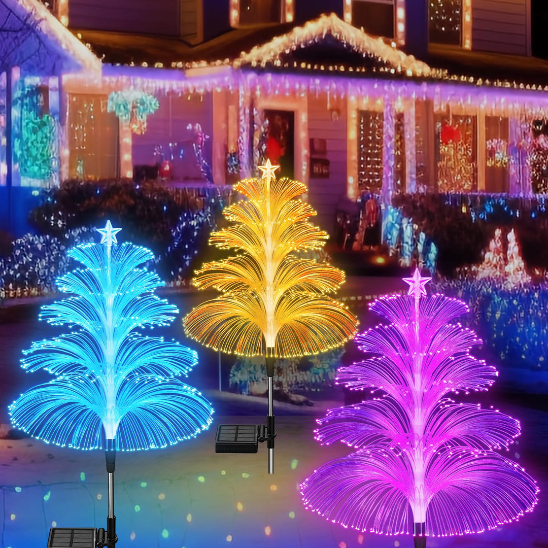 Brehn | AquaGlow – Solar-Qualle Lampe mit fünf Schichten zur Gartenbeleuchtung