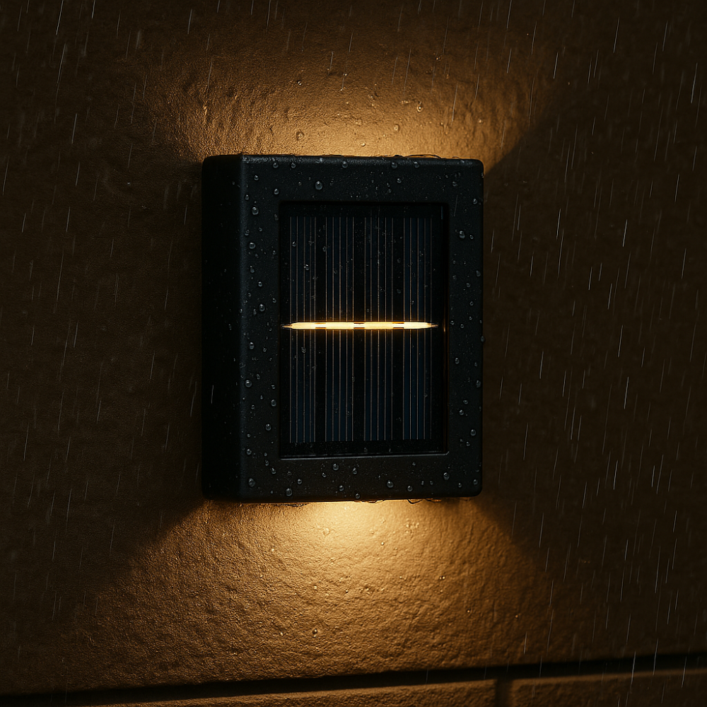 Brehn | SolarGlow Luxe Solar-Wandlampen – Kabellos, Stilvoll & Bereit Für Hitze Abende