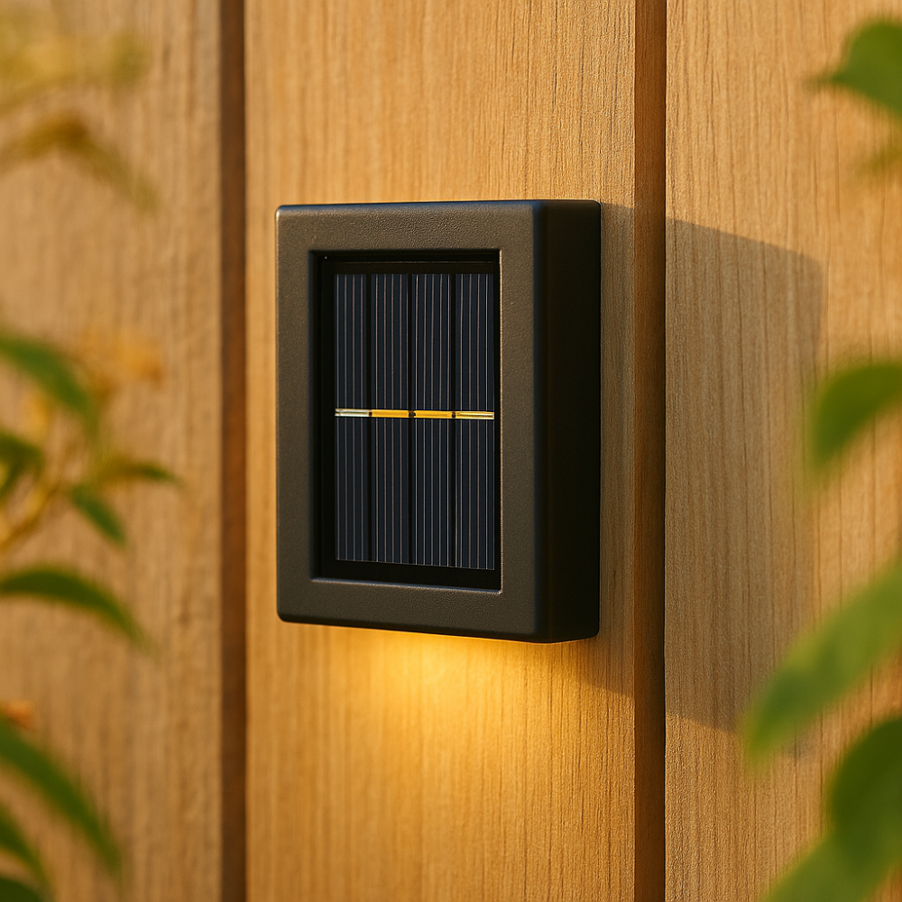 Brehn | SolarGlow Luxe Solar-Wandlampen – Kabellos, Stilvoll & Bereit Für Hitze Abende