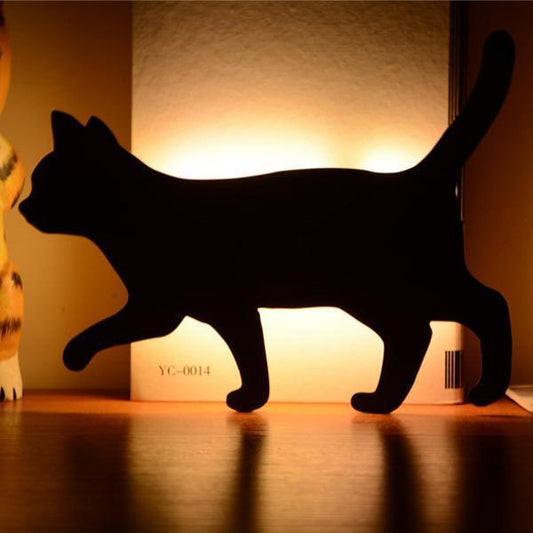 Geräuschaktivierte Katzen-Nachtlampe | Brehn