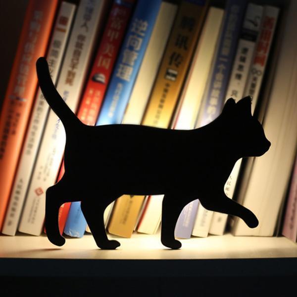 Geräuschaktivierte Katzen-Nachtlampe | Brehn