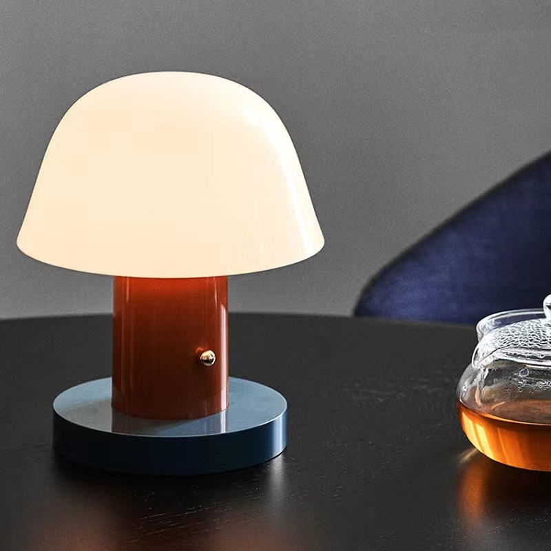Brehn | NatureGlow Lampe - Moderne Pilz Tischlampe