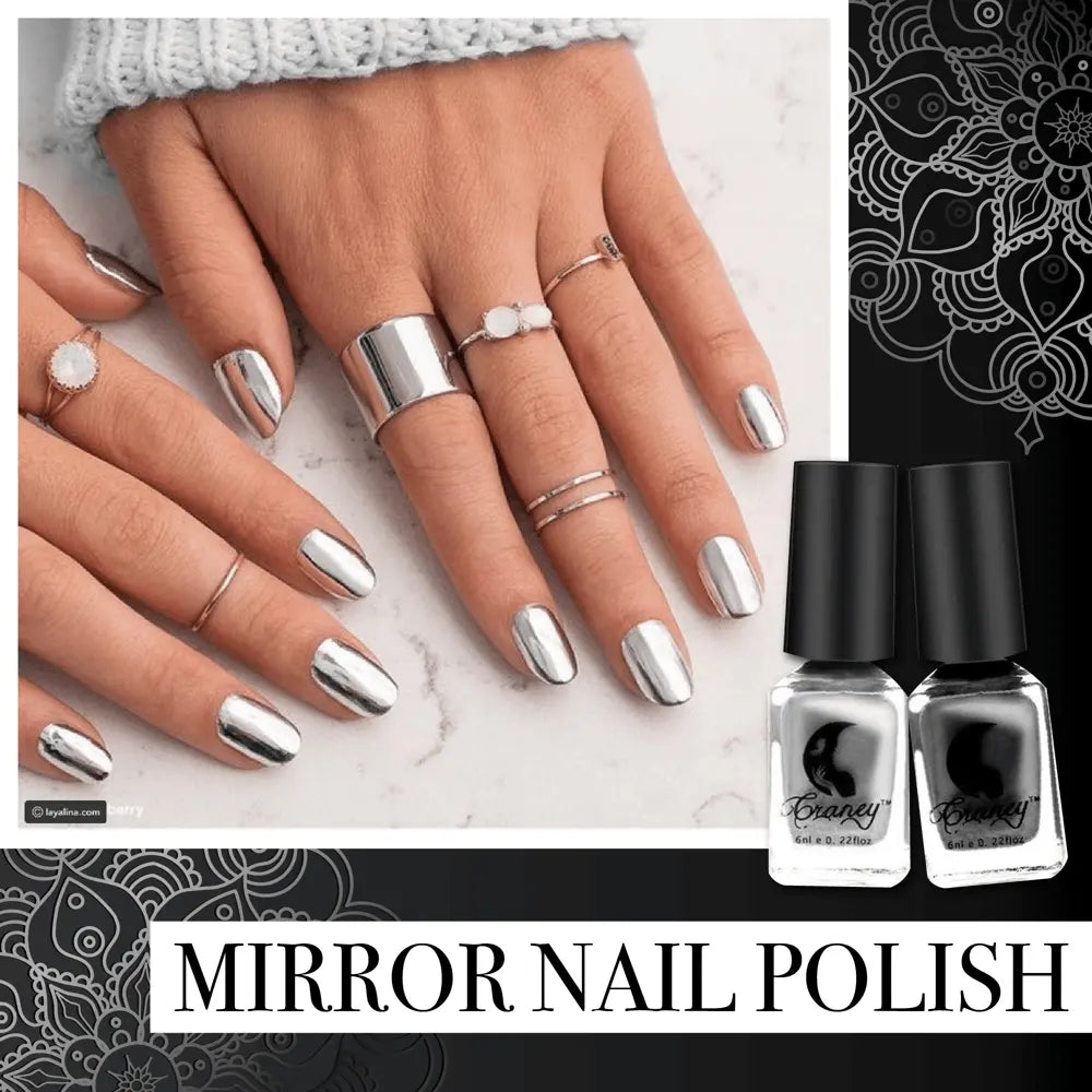 Spiegel Nagellack – Sofort metallisch glänzende Nägel