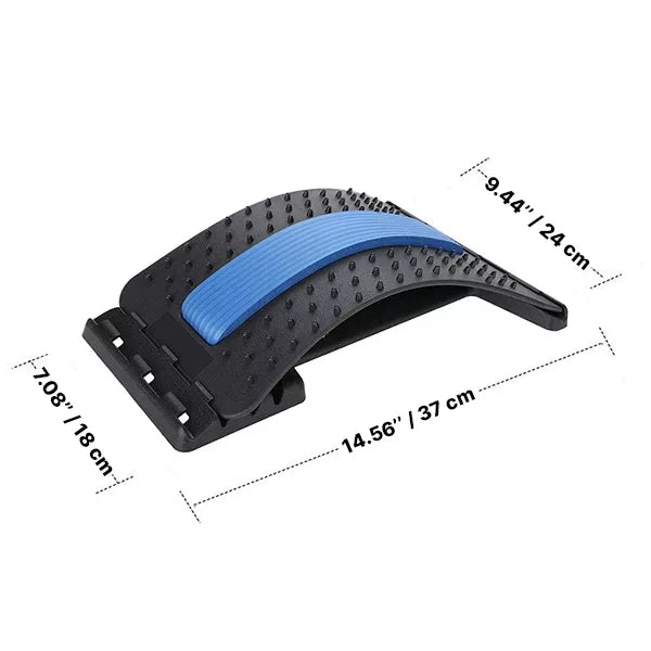 SpineEase | Verstellbare Rückenstrecker & Lendenakupressur-Massager für sofortige Schmerzlinderung | Brehn