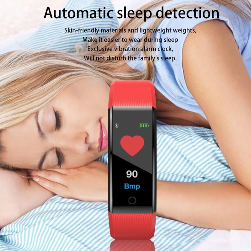Brehn | Sportliches Smartband Herzfrequenz Fitness Tracker Smart Armband Wasserdicht Smartband Blutdruck Smart Armband Smartwatch Herren