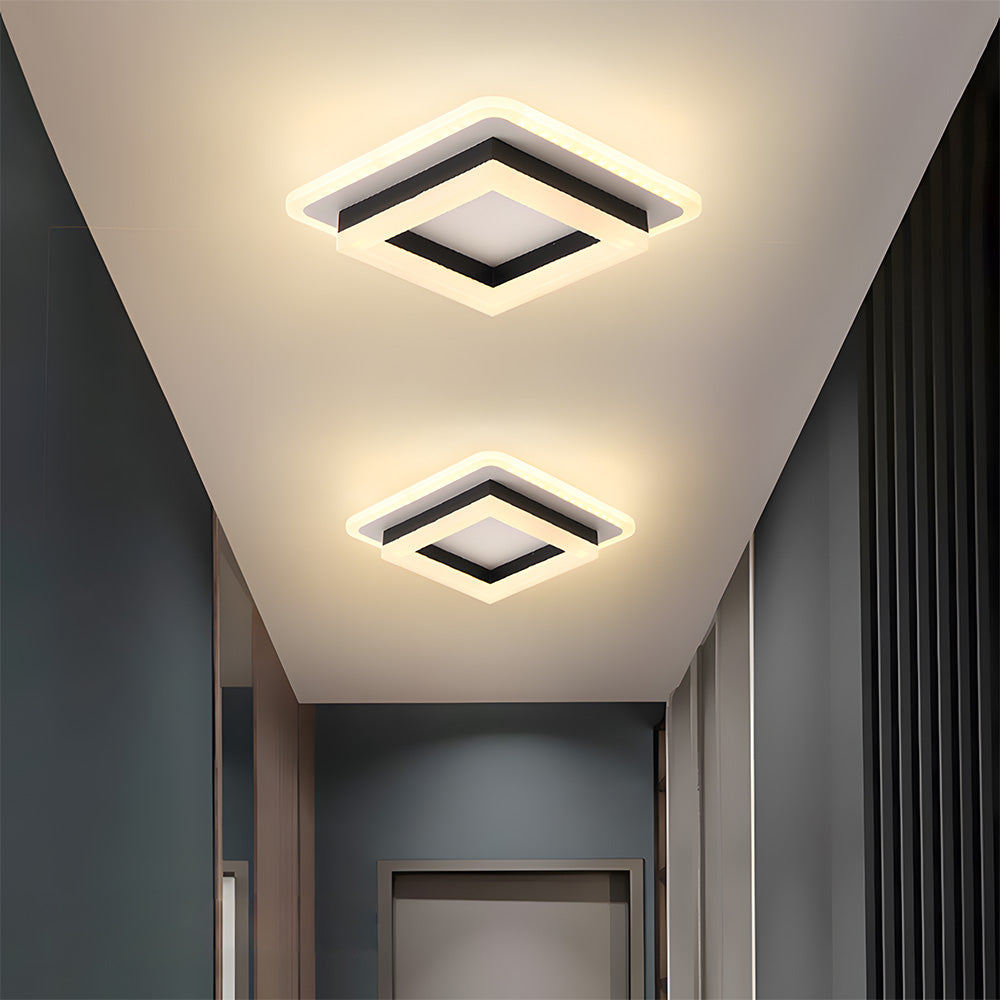 Quadratische LED-Deckenleuchte | Brehn