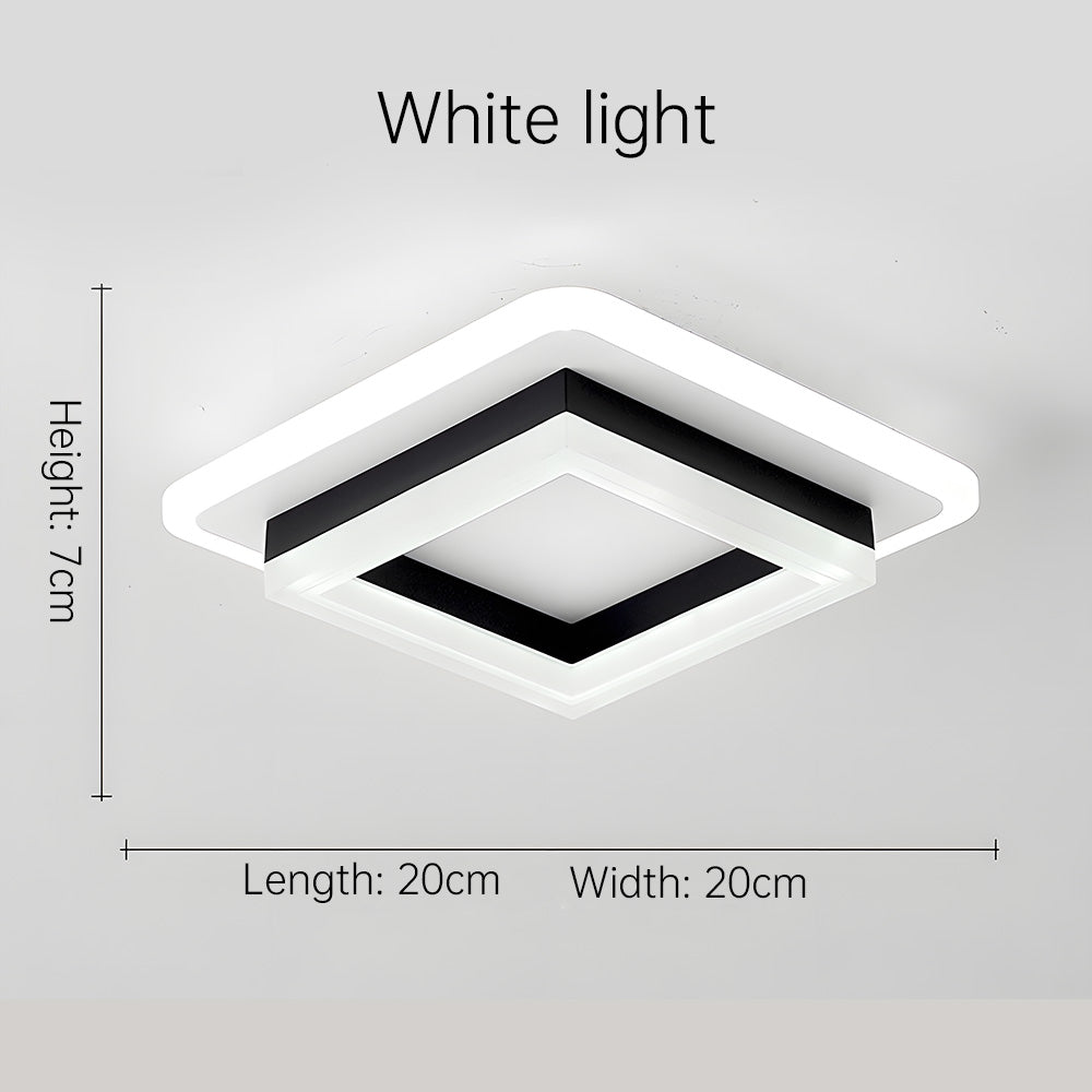 Quadratische LED-Deckenleuchte | Brehn