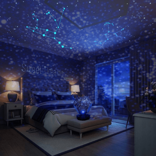 Galaxienprojektor für einen magischen Sternenhimmel zu Hause