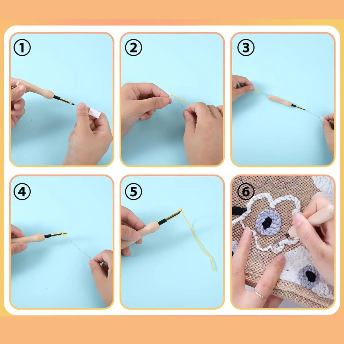 Stick-Punch-Nadelset – Komplettset für kreative Stickprojekte