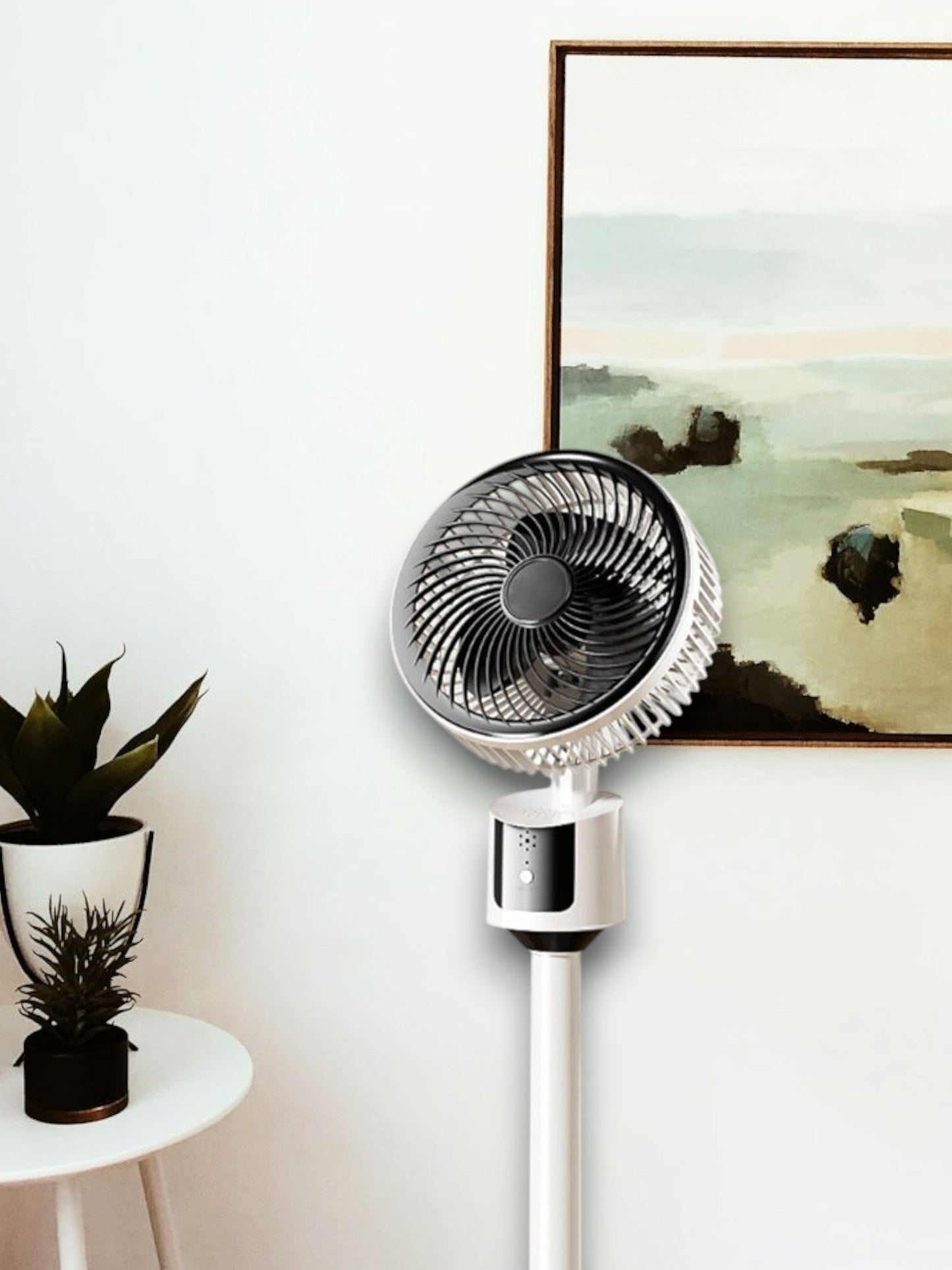 Silent USB-betriebener Standventilator mit 3 Geschwindigkeiten - Energieeinsparend und Ideal für Kleine Räume | Brehn