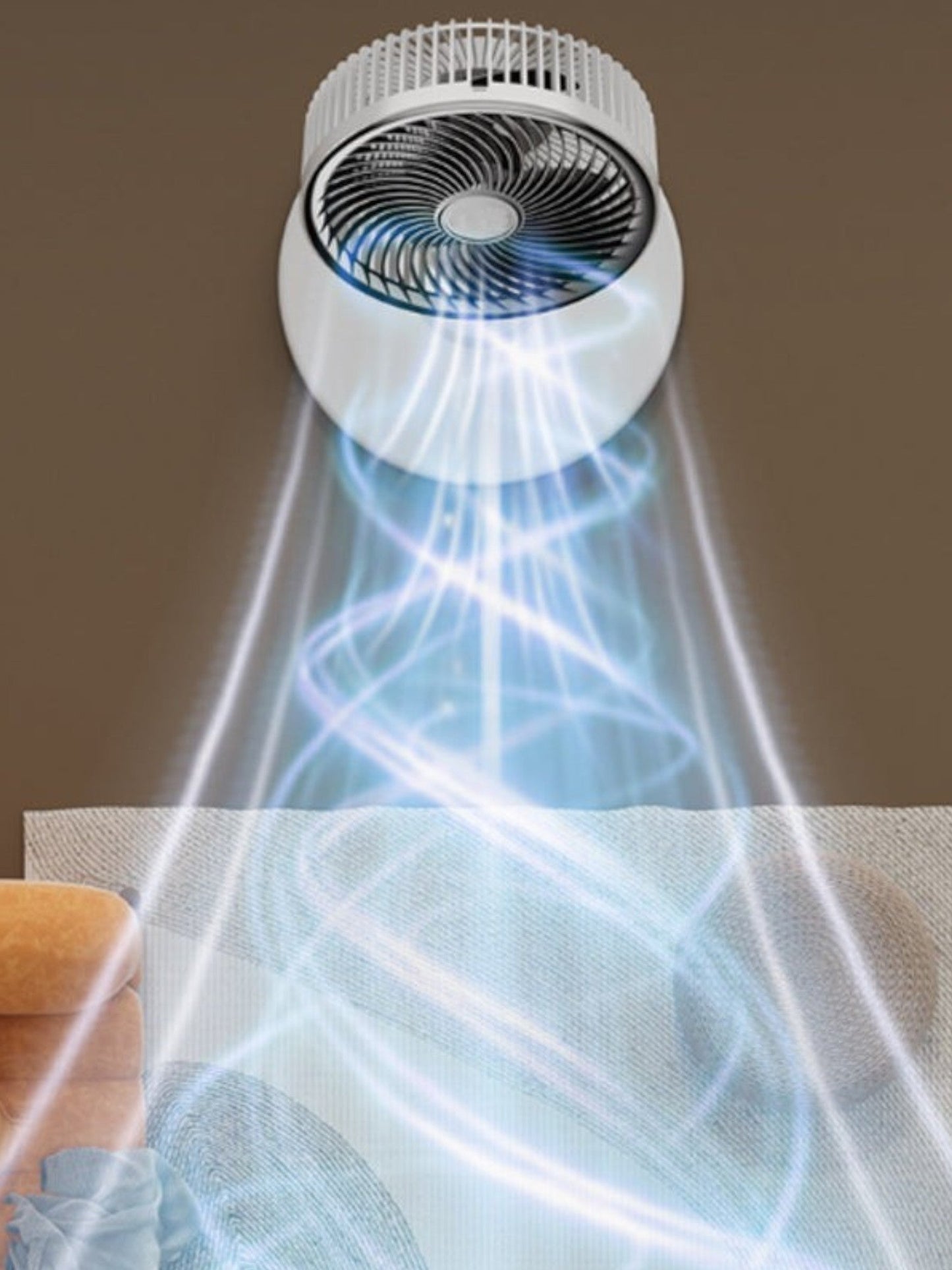 Silent USB-betriebener Standventilator mit 3 Geschwindigkeiten - Energieeinsparend und Ideal für Kleine Räume | Brehn