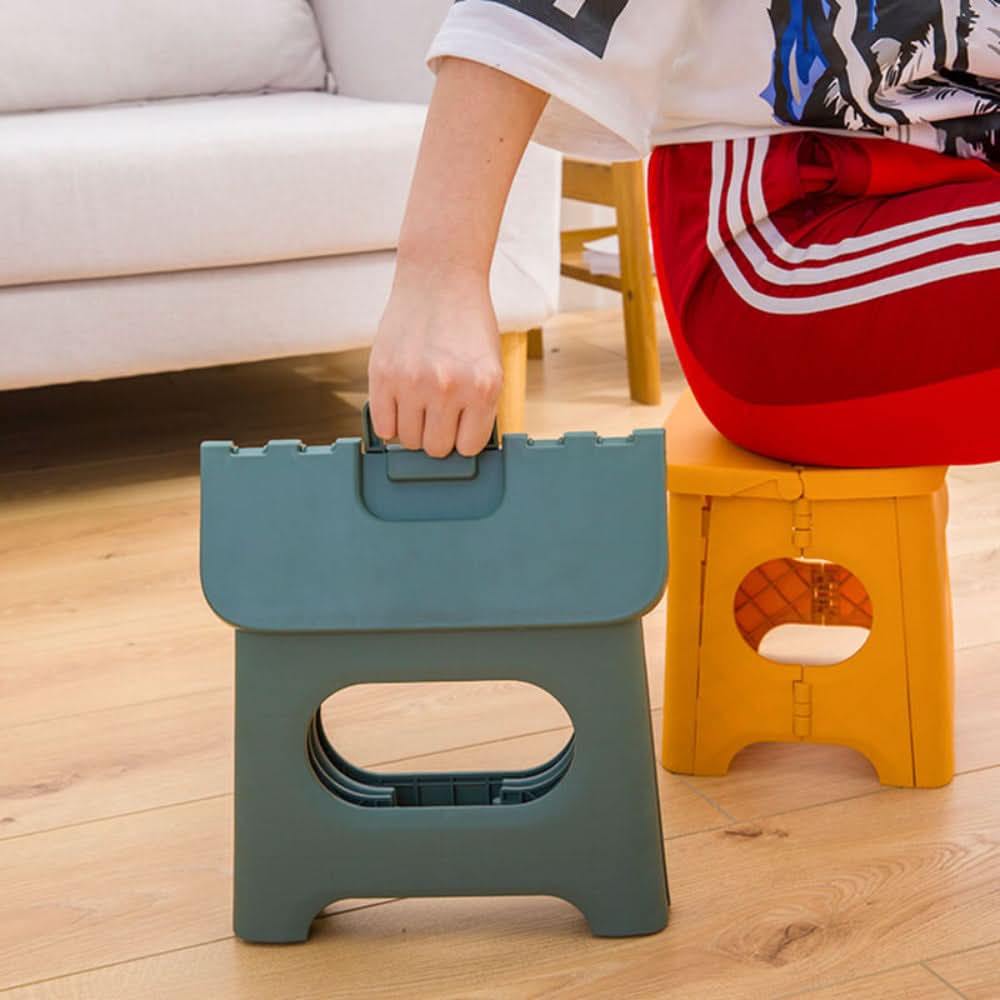 Klappbarer Tritthocker mit Griff für Erwachsene und Kinder