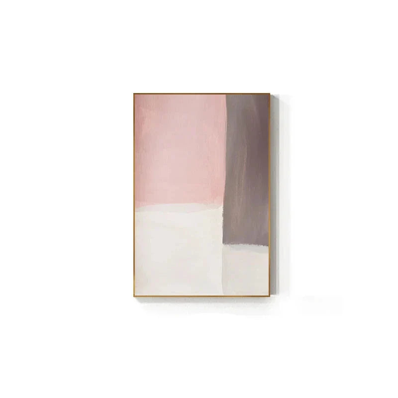 Subtile Schattierungen von Pink und Blau Aquarell Abstract Wandkunst Fine Art Leinwanddrucke für modernes Apartment Wohnzimmer Schlafzimmer Kunst für zeitgenössische Innenräume