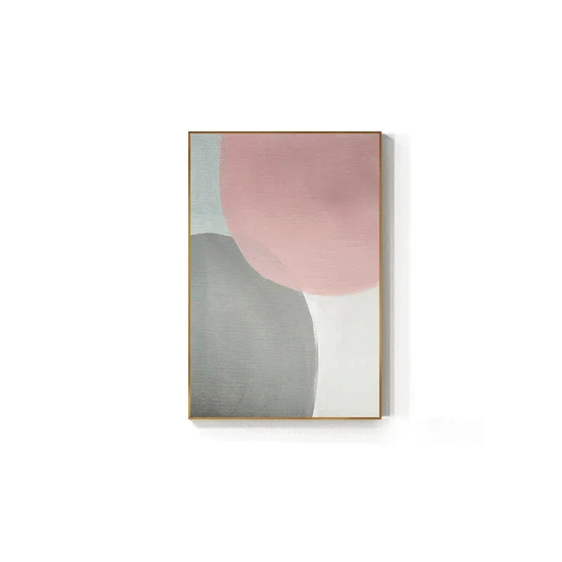 Subtile Schattierungen von Pink und Blau Aquarell Abstract Wandkunst Fine Art Leinwanddrucke für modernes Apartment Wohnzimmer Schlafzimmer Kunst für zeitgenössische Innenräume