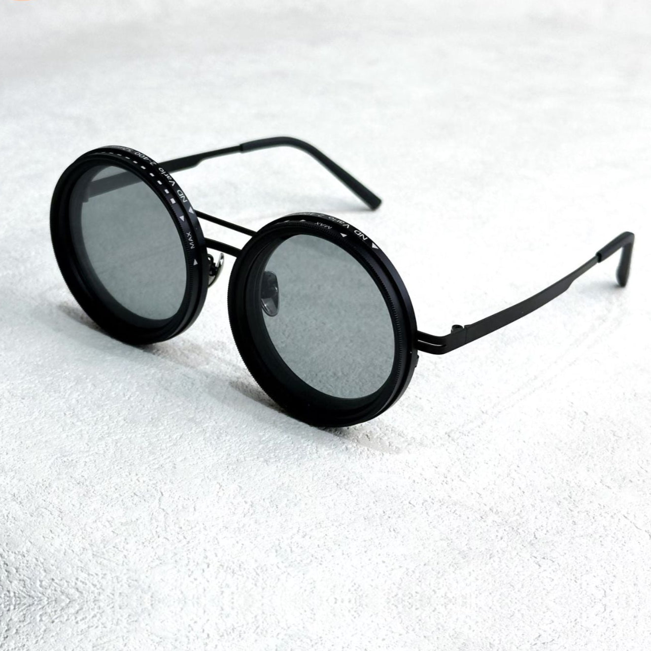 VisionRound Polarisierte Sonnenbrille – Unisex Retro-Design mit verstellbarem Lichtfilter | Brehn