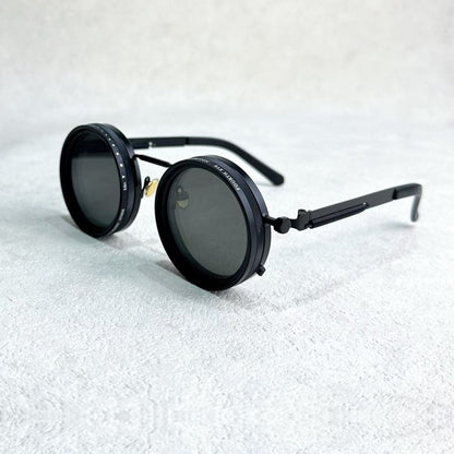 VisionRound Polarisierte Sonnenbrille – Unisex Retro-Design mit verstellbarem Lichtfilter | Brehn