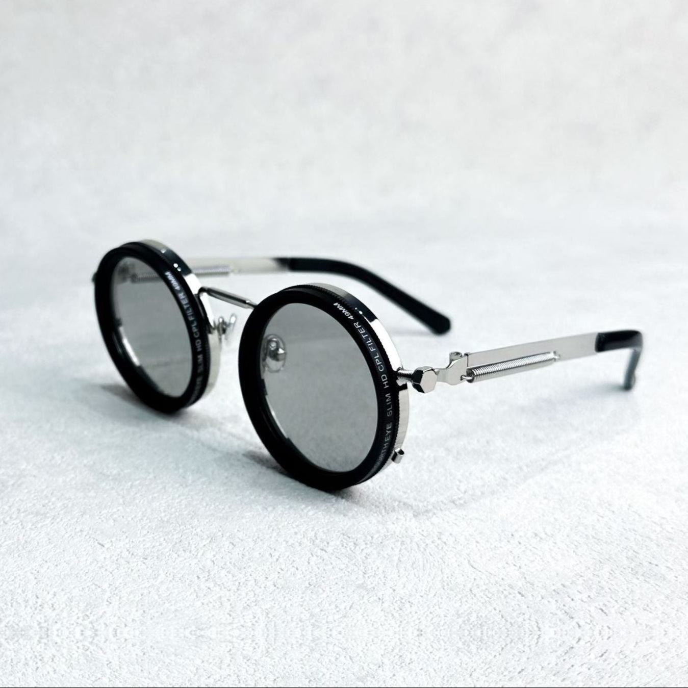 VisionRound Polarisierte Sonnenbrille – Unisex Retro-Design mit verstellbarem Lichtfilter | Brehn