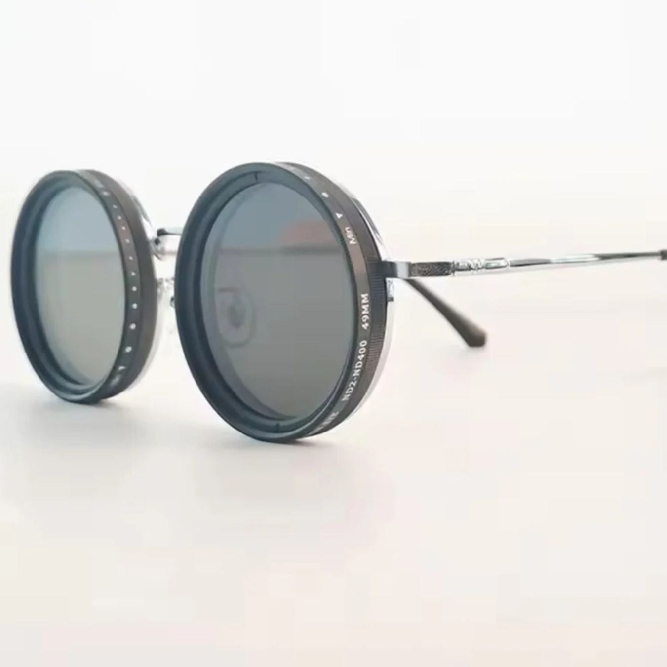 VisionRound Polarisierte Sonnenbrille – Unisex Retro-Design mit verstellbarem Lichtfilter | Brehn