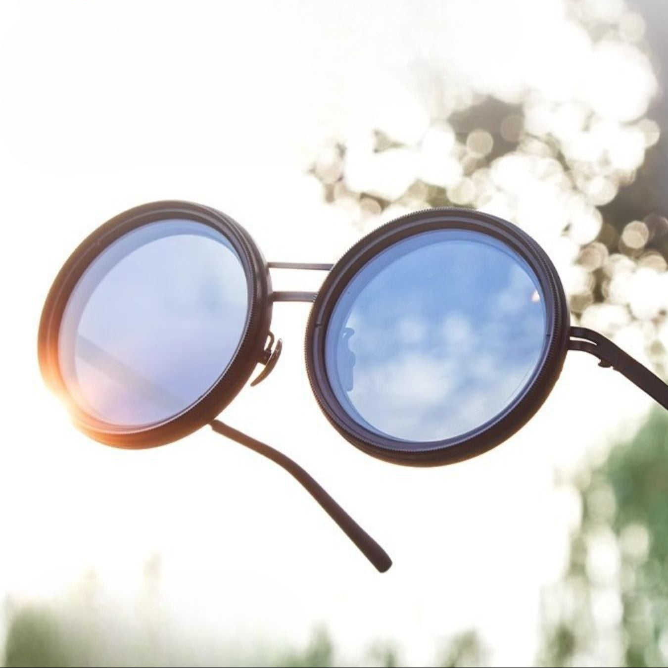 VisionRound Polarisierte Sonnenbrille – Unisex Retro-Design mit verstellbarem Lichtfilter | Brehn