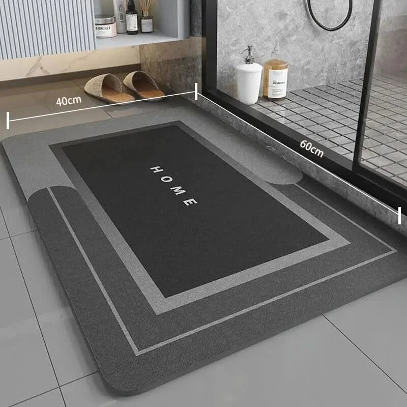 Super saugfähige Badematte 40×60 cm, rutschfest und komfortabel