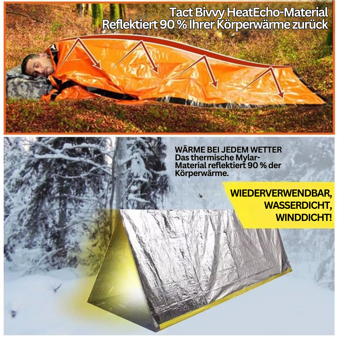 Brehn | Wasserdichter Not-Schlafsack – SurvivalShield Bivy