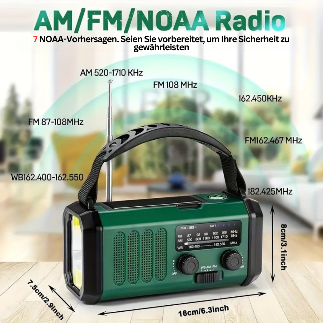 Brehn | Multifunktions-Notfallradio - SurvivorPower