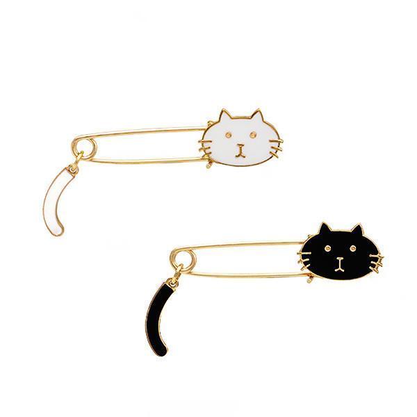 Swishing Tail Cat Pins | Brehn