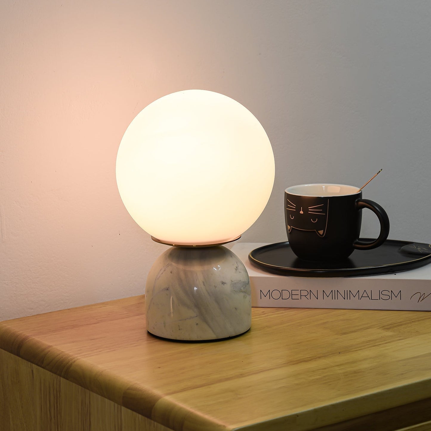 Marmor Orb Tischlampe | Brehn