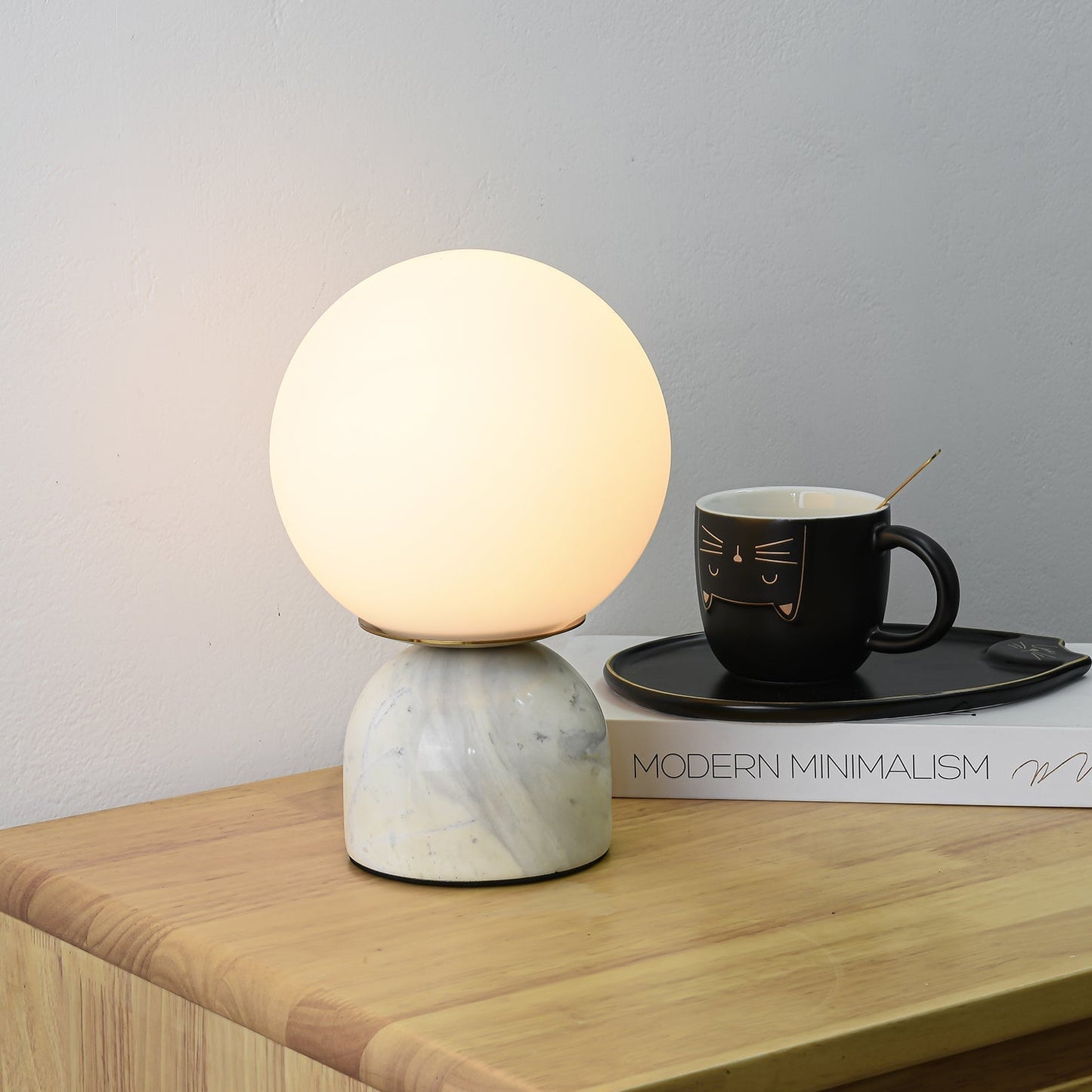 Marmor Orb Tischlampe | Brehn
