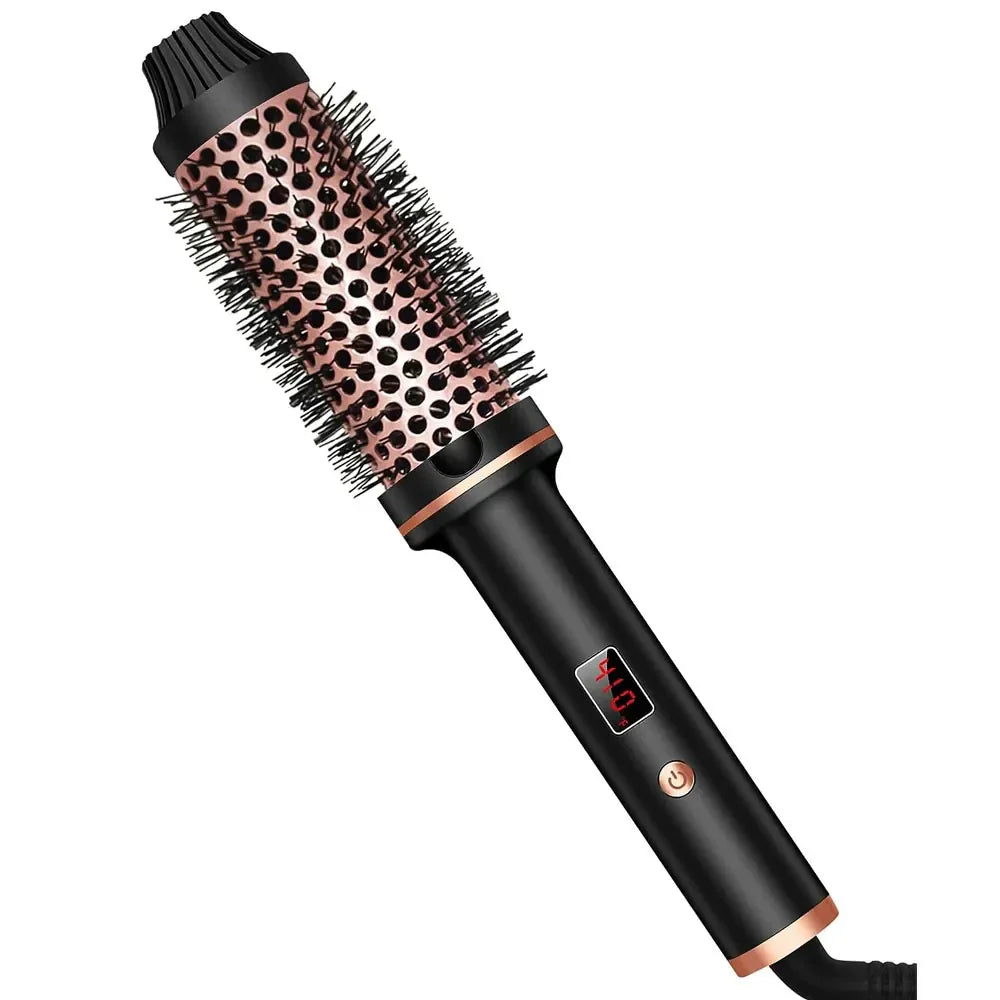 Brehn | 3 in 1 Lockenbürste mit Anti-Brenntechnologie – Stylen, Glätten und Volumen